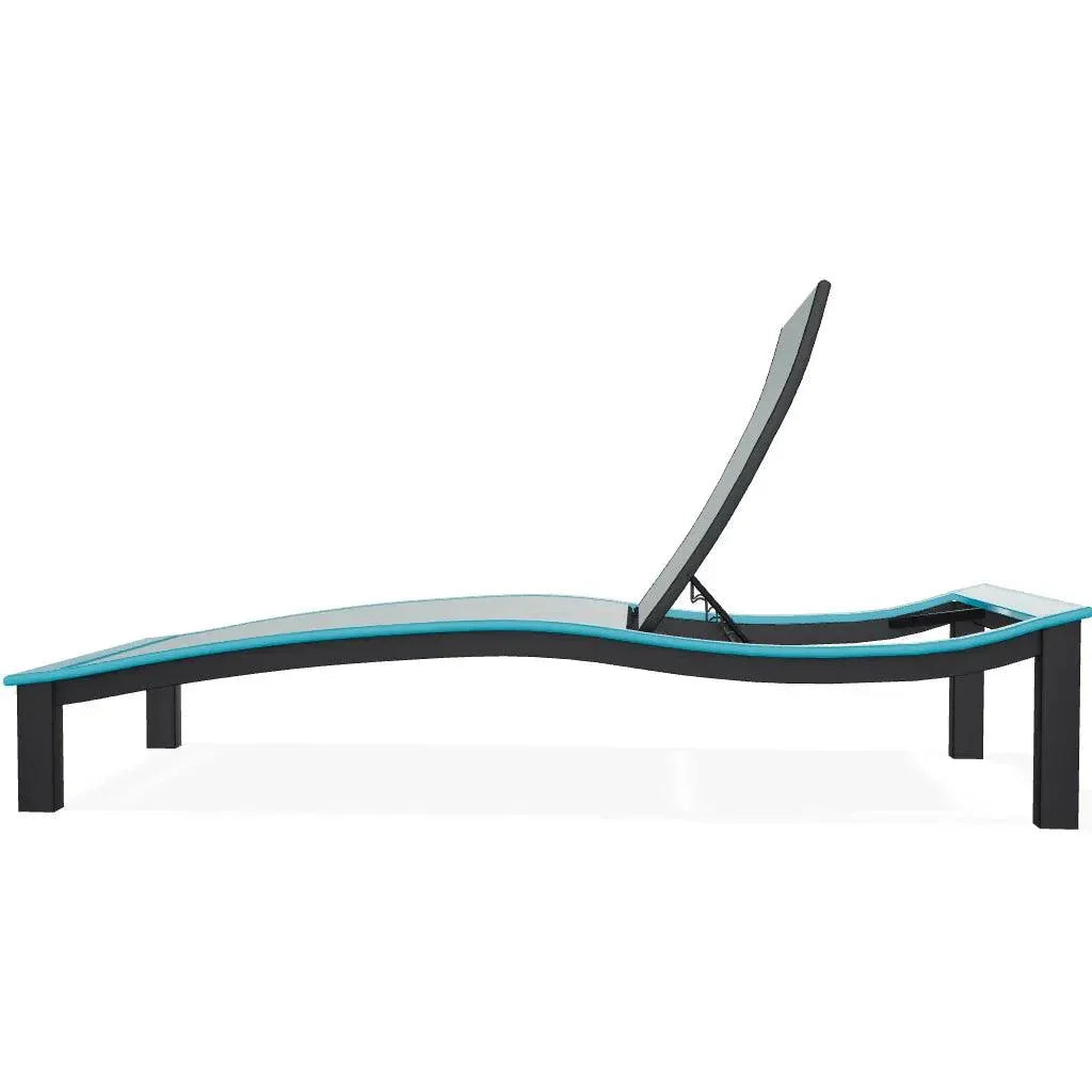Bazza Contour Chaise with MGP Arm Accent - LOOMLAN - Telescope - Outdoor Chaises