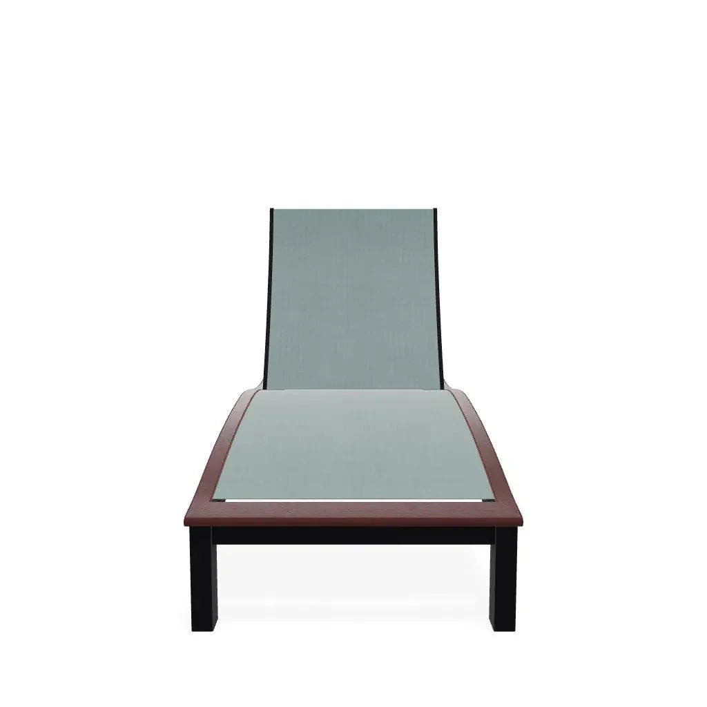 Bazza Contour Chaise with MGP Arm Accent - LOOMLAN - Telescope - Outdoor Chaises
