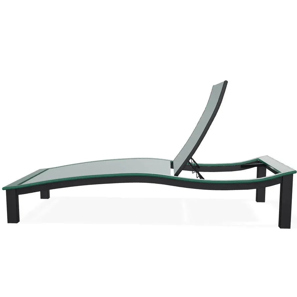 Bazza Contour Chaise with MGP Arm Accent - LOOMLAN - Telescope - Outdoor Chaises