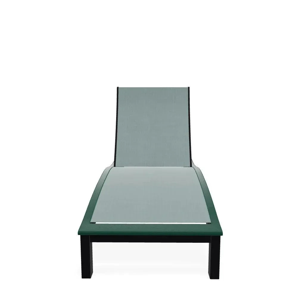 Bazza Contour Chaise with MGP Arm Accent - LOOMLAN - Telescope - Outdoor Chaises