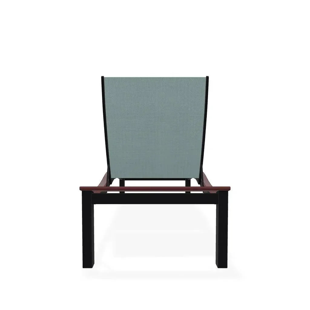 Bazza Contour Chaise with MGP Arm Accent - LOOMLAN - Telescope - Outdoor Chaises