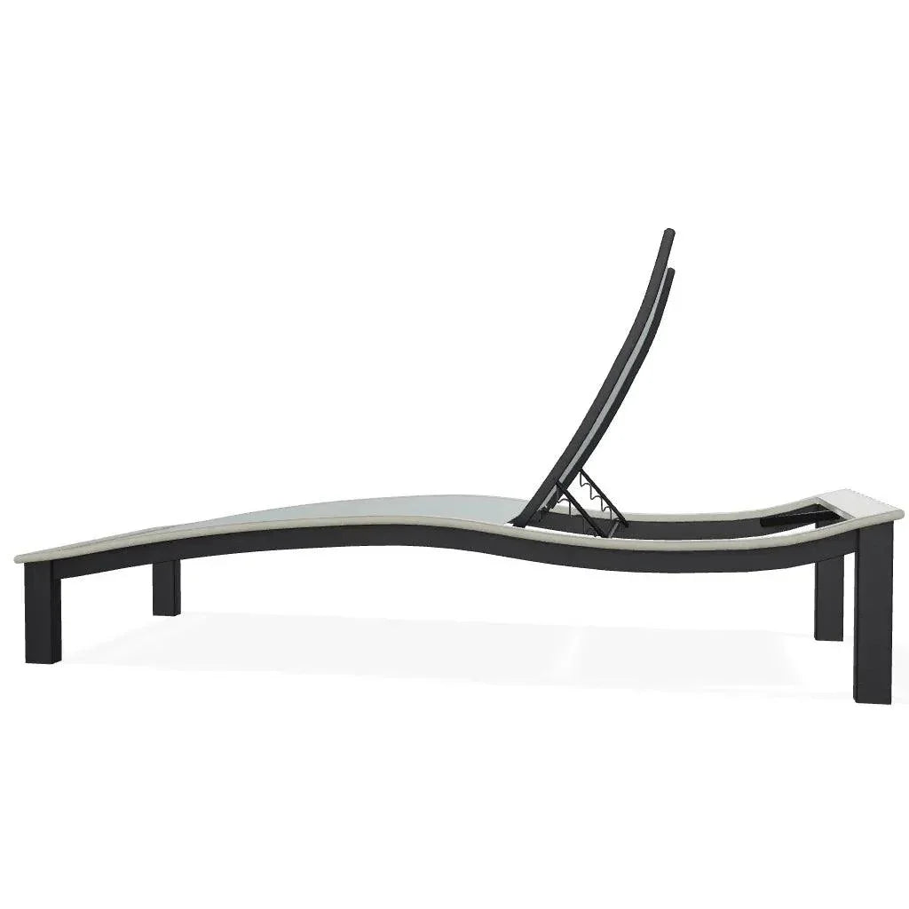 Bazza Contour Chaise with MGP Arm Accent - LOOMLAN - Telescope - Outdoor Chaises