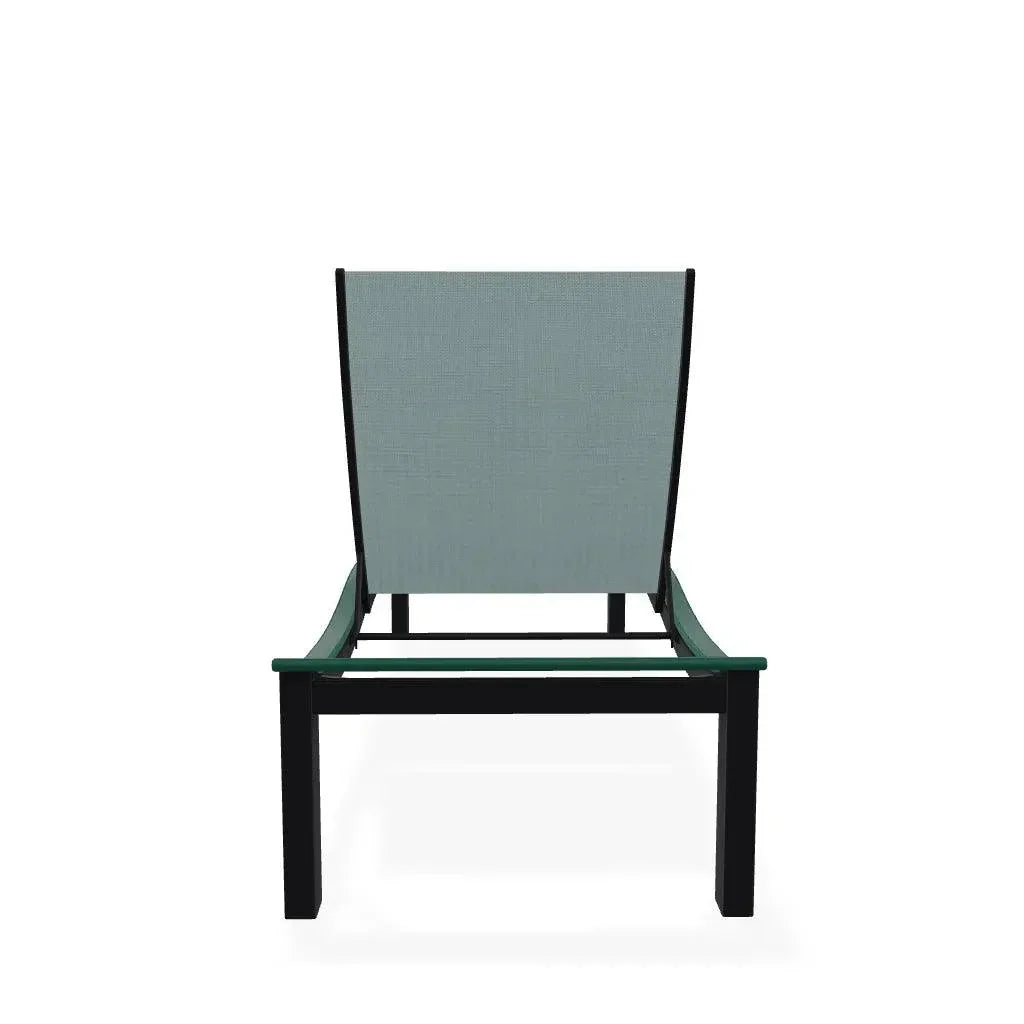 Bazza Contour Chaise with MGP Arm Accent - LOOMLAN - Telescope - Outdoor Chaises
