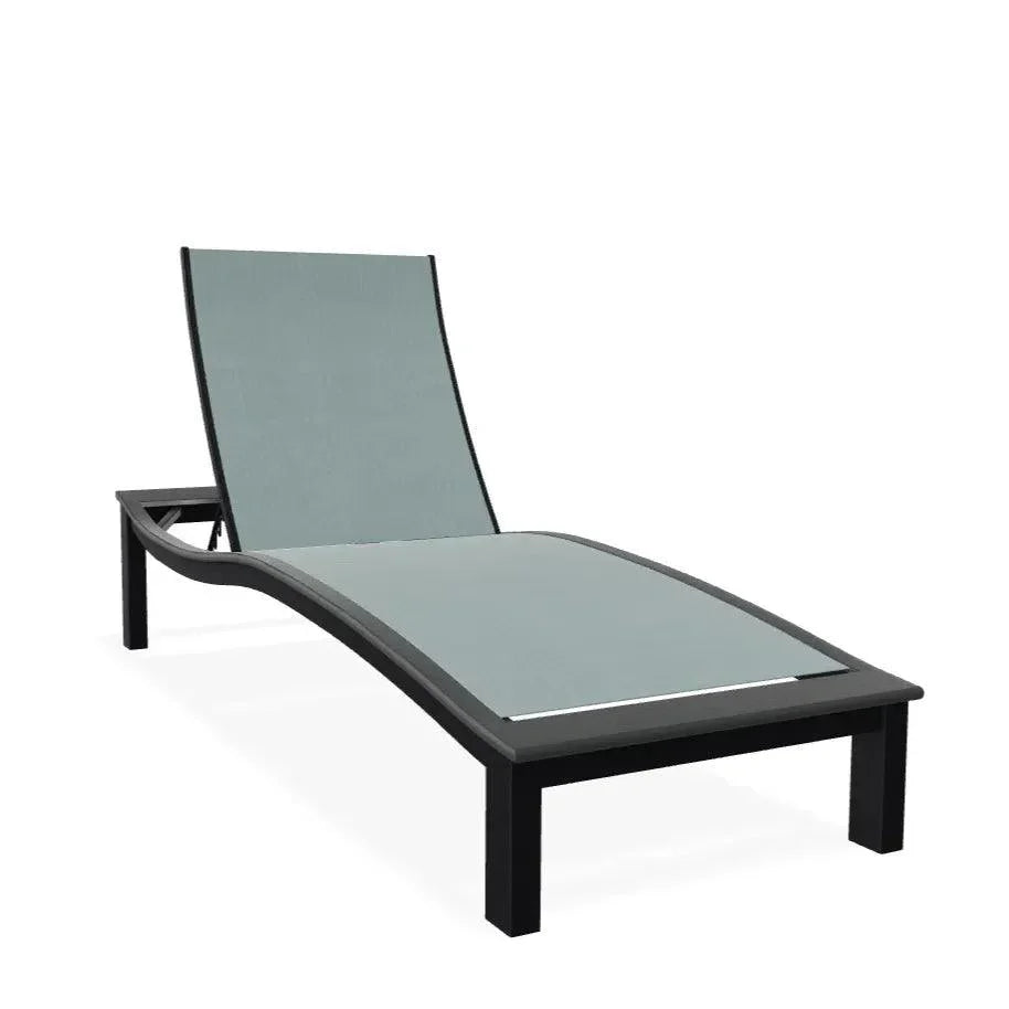 Bazza Contour Chaise with MGP Arm Accent - LOOMLAN - Telescope - Outdoor Chaises