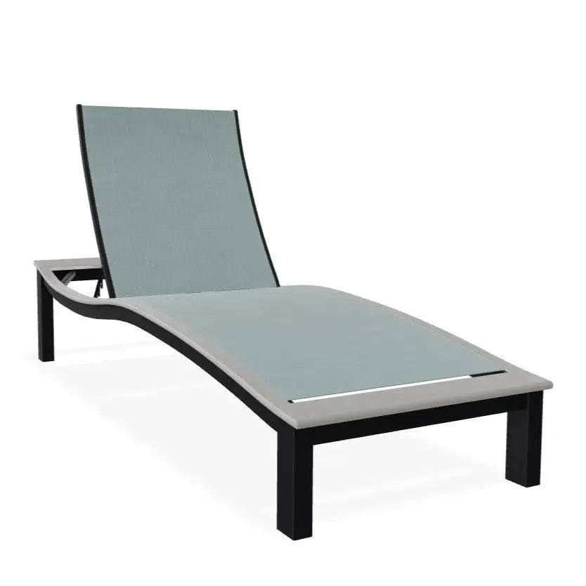Bazza Contour Chaise with MGP Arm Accent - LOOMLAN - Telescope - Outdoor Chaises
