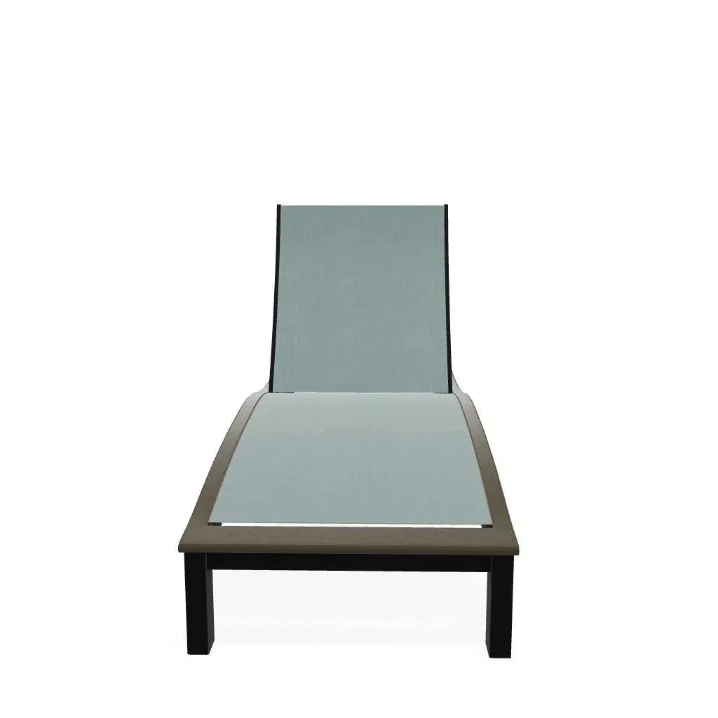 Bazza Contour Chaise with MGP Arm Accent - LOOMLAN - Telescope - Outdoor Chaises