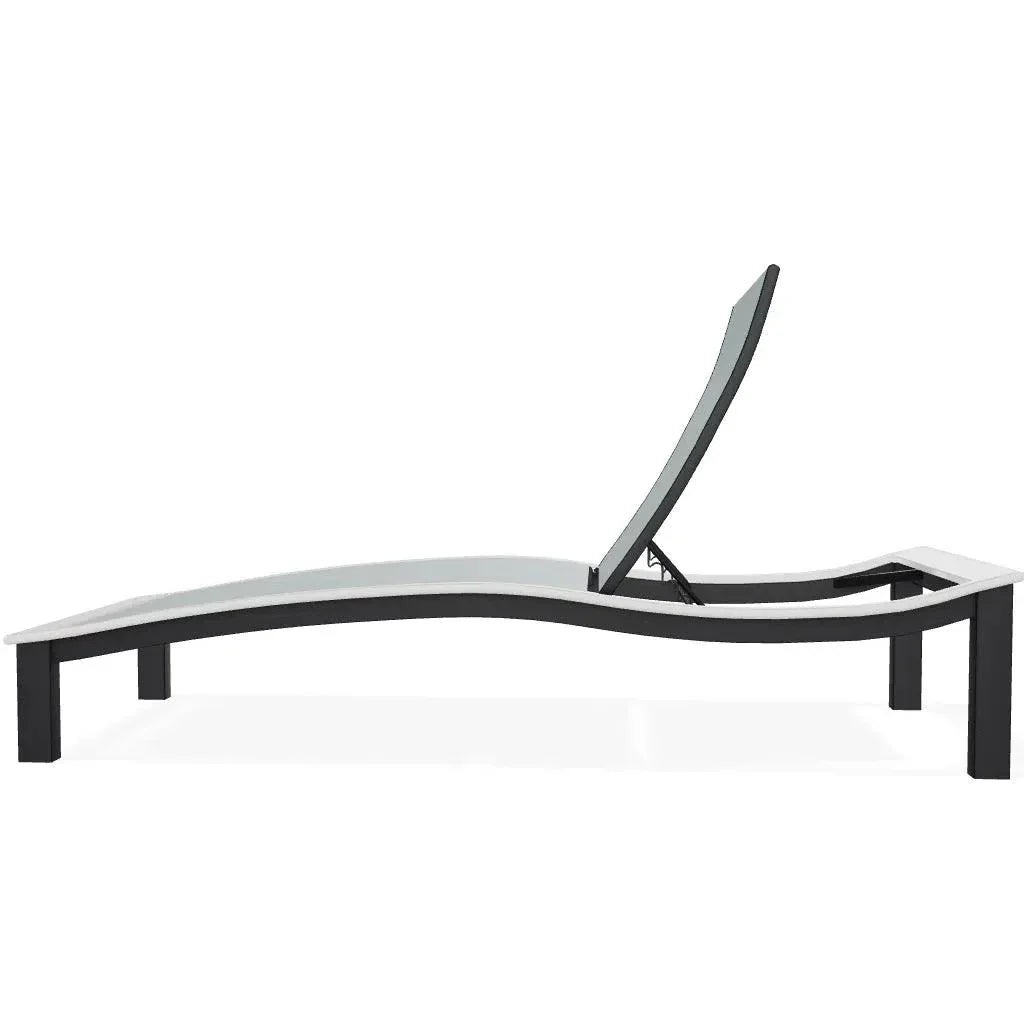 Bazza Contour Chaise with MGP Arm Accent - LOOMLAN - Telescope - Outdoor Chaises