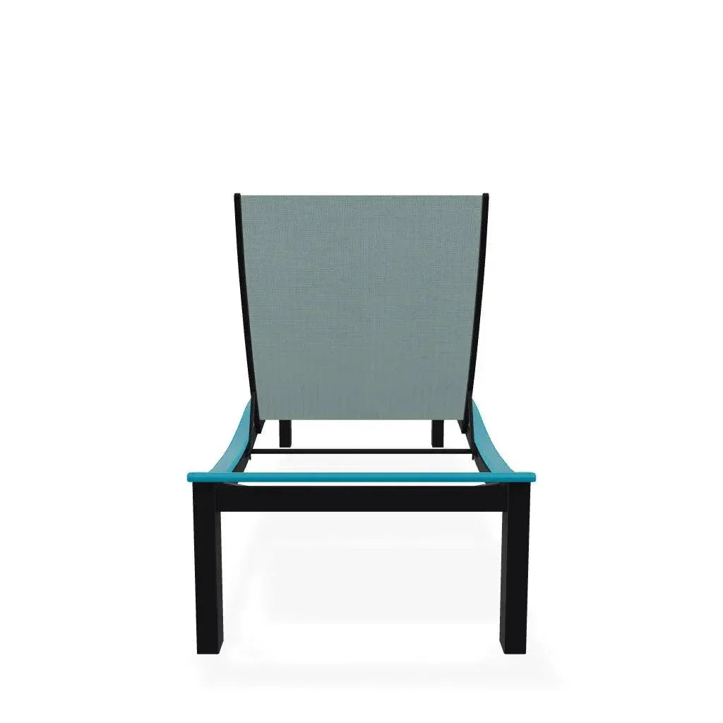 Bazza Contour Chaise with MGP Arm Accent - LOOMLAN - Telescope - Outdoor Chaises