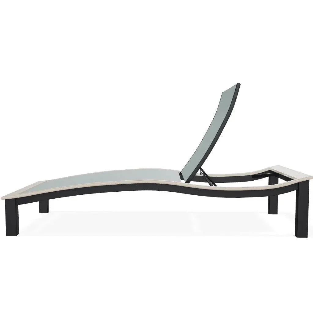 Bazza Contour Chaise with MGP Arm Accent - LOOMLAN - Telescope - Outdoor Chaises