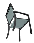 Bazza Dining Height Stacking Cafe Chair MGP Arm Accents-Outdoor Accent Chairs-Telescope-LOOMLAN