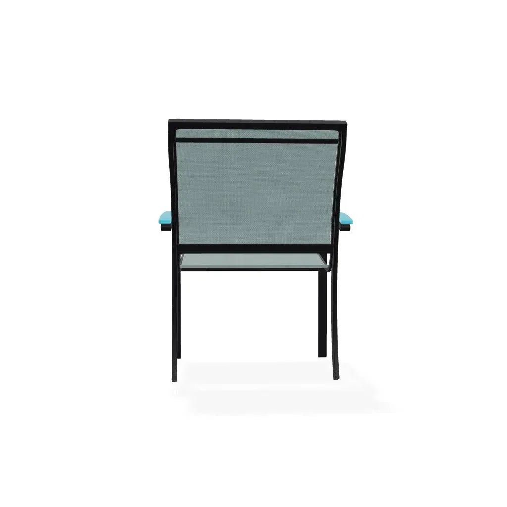 Bazza Dining Height Stacking Cafe Chair MGP Arm Accents-Outdoor Accent Chairs-Telescope-LOOMLAN