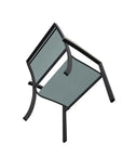 Bazza Dining Height Stacking Cafe Chair MGP Arm Accents-Outdoor Accent Chairs-Telescope-LOOMLAN