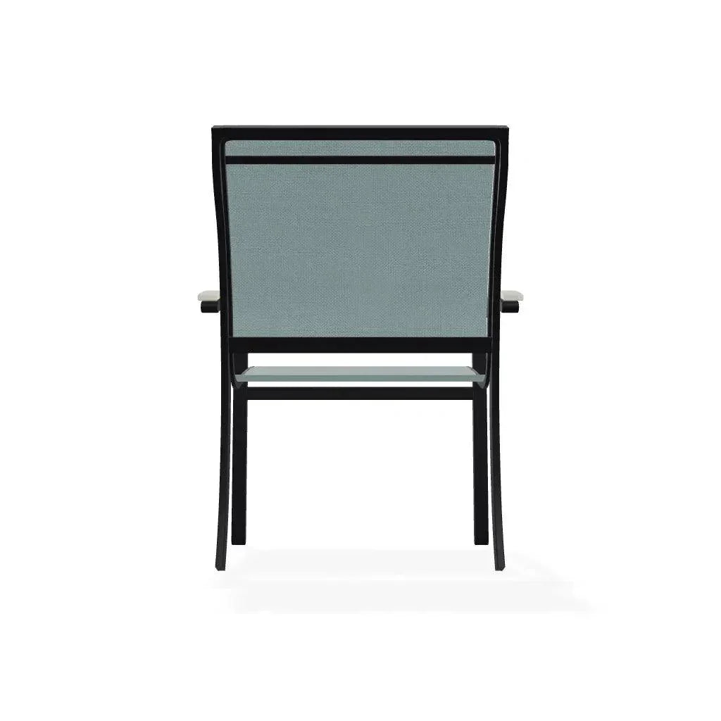 Bazza Dining Height Stacking Cafe Chair MGP Arm Accents-Outdoor Accent Chairs-Telescope-LOOMLAN