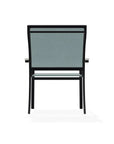 Bazza Dining Height Stacking Cafe Chair MGP Arm Accents-Outdoor Accent Chairs-Telescope-LOOMLAN