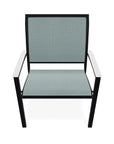 Bazza Dining Height Stacking Cafe Chair MGP Arm Accents-Outdoor Accent Chairs-Telescope-LOOMLAN