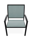 Bazza Dining Height Stacking Cafe Chair MGP Arm Accents-Outdoor Accent Chairs-Telescope-LOOMLAN