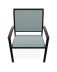 Bazza Dining Height Stacking Cafe Chair MGP Arm Accents-Outdoor Accent Chairs-Telescope-LOOMLAN