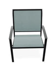 Bazza Dining Height Stacking Cafe Chair MGP Arm Accents-Outdoor Accent Chairs-Telescope-LOOMLAN