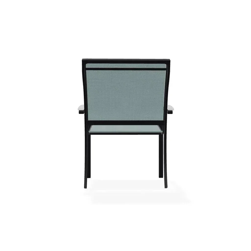 Bazza Dining Height Stacking Cafe Chair MGP Arm Accents-Outdoor Accent Chairs-Telescope-LOOMLAN