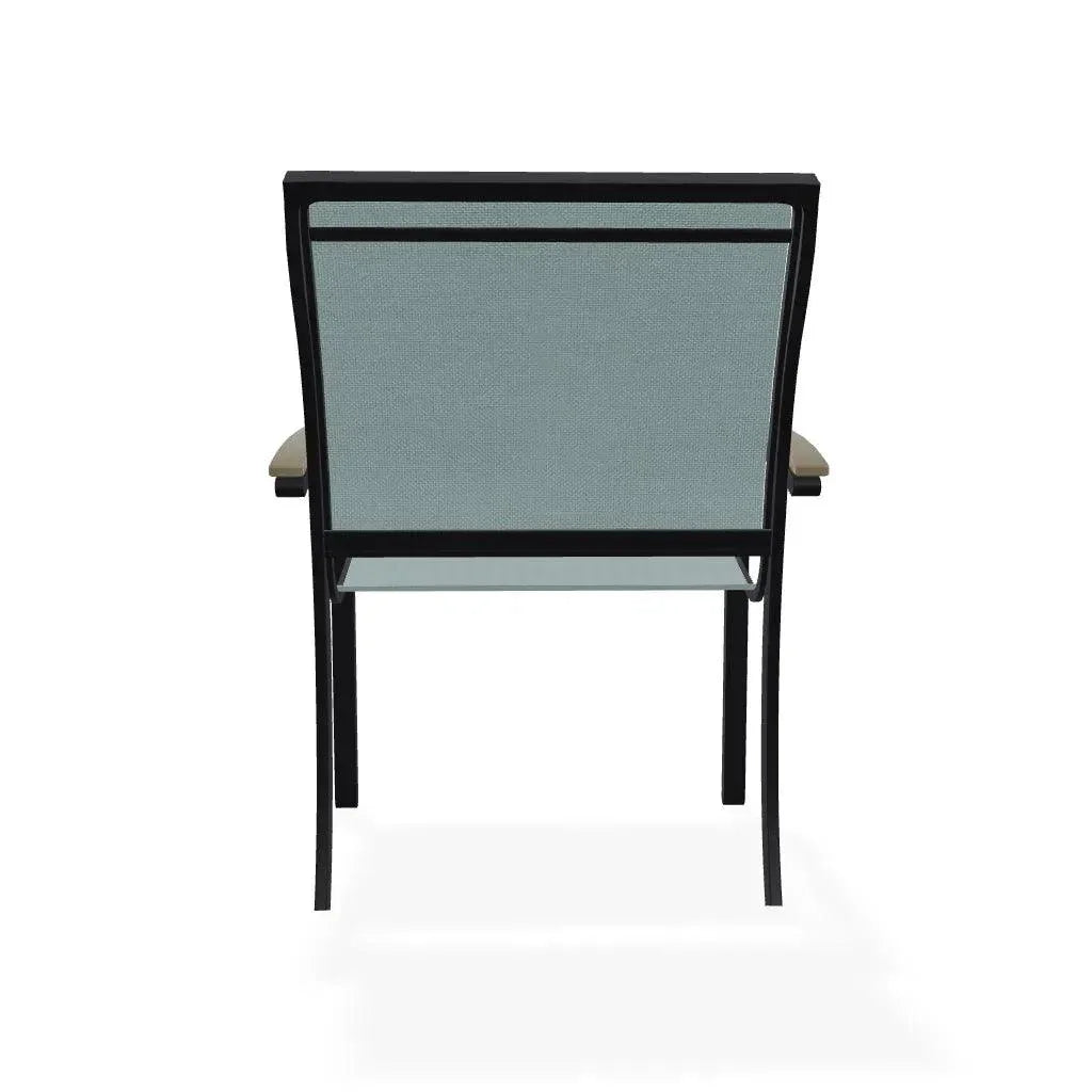 Bazza Dining Height Stacking Cafe Chair MGP Arm Accents-Outdoor Accent Chairs-Telescope-LOOMLAN