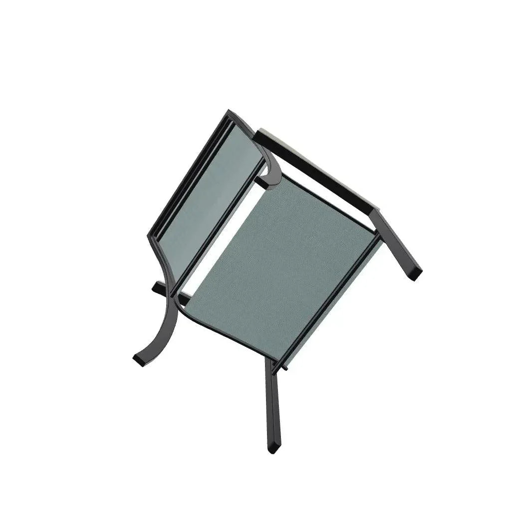 Bazza Dining Height Stacking Cafe Chair MGP Arm Accents-Outdoor Accent Chairs-Telescope-LOOMLAN