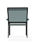 Bazza Dining Height Stacking Cafe Chair MGP Arm Accents-Outdoor Accent Chairs-Telescope-LOOMLAN
