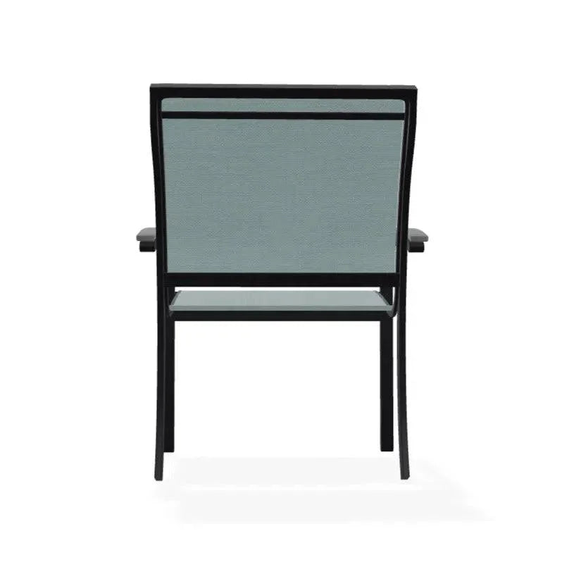 Bazza Dining Height Stacking Cafe Chair MGP Arm Accents-Outdoor Accent Chairs-Telescope-LOOMLAN