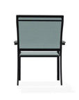 Bazza Dining Height Stacking Cafe Chair MGP Arm Accents-Outdoor Accent Chairs-Telescope-LOOMLAN
