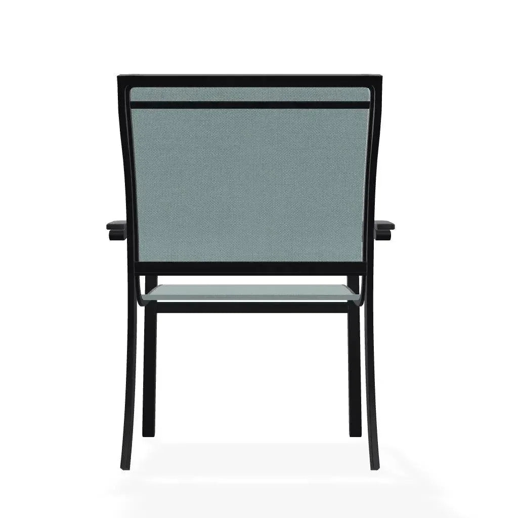 Bazza Dining Height Stacking Cafe Chair MGP Arm Accents-Outdoor Accent Chairs-Telescope-LOOMLAN