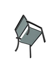 Bazza Dining Height Stacking Cafe Chair MGP Arm Accents-Outdoor Accent Chairs-Telescope-LOOMLAN