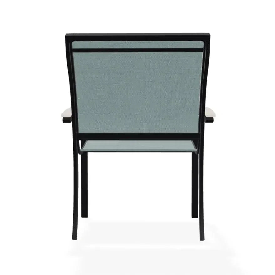 Bazza Dining Height Stacking Cafe Chair MGP Arm Accents-Outdoor Accent Chairs-Telescope-LOOMLAN