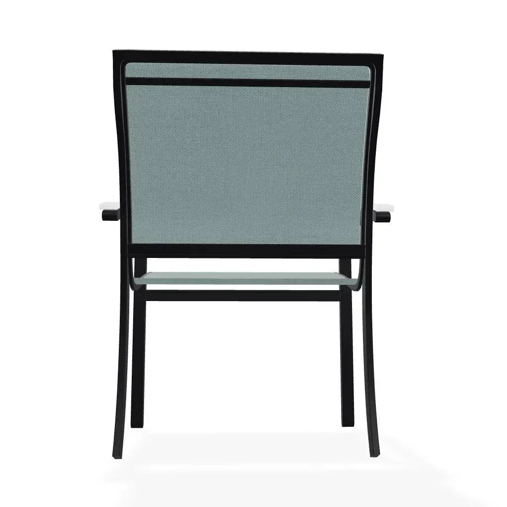 Bazza Dining Height Stacking Cafe Chair MGP Arm Accents-Outdoor Accent Chairs-Telescope-LOOMLAN