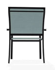 Bazza Dining Height Stacking Cafe Chair MGP Arm Accents-Outdoor Accent Chairs-Telescope-LOOMLAN