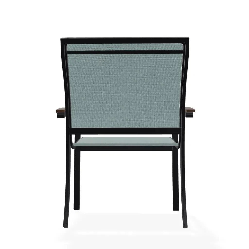 Bazza Dining Height Stacking Cafe Chair MGP Arm Accents-Outdoor Accent Chairs-Telescope-LOOMLAN
