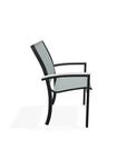 Bazza Dining Height Stacking Cafe Chair MGP Arm Accents-Outdoor Accent Chairs-Telescope-LOOMLAN