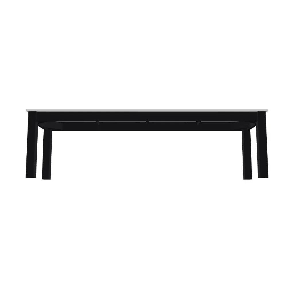 Bazza Durable Aluminum d Flat Armless Bench - LOOMLAN - Telescope - Outdoor Benches