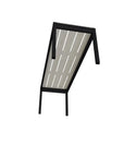 Bazza Durable Aluminum d Flat Armless Bench - LOOMLAN - Telescope - Outdoor Benches