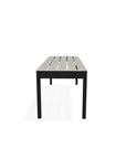 Bazza Durable Aluminum d Flat Armless Bench - LOOMLAN - Telescope - Outdoor Benches