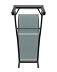 Bazza Lounge Chaise with Polymer Accent - LOOMLAN - Telescope - Outdoor Chaises