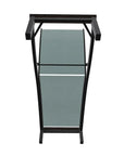 Bazza Lounge Chaise with Polymer Accent - LOOMLAN - Telescope - Outdoor Chaises