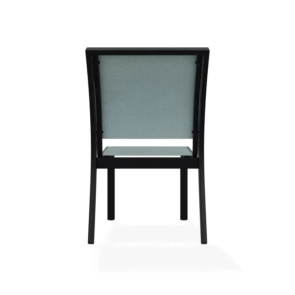 Bazza Marine Grade Polymer Sling Stacking Cafe Chair - LOOMLAN - Telescope - Outdoor Accent Chairs