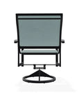 Bazza Sling Swivel Rocker Polymer Arm Accents - LOOMLAN - Telescope - Outdoor Accent Chairs