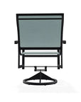 Bazza Sling Swivel Rocker Polymer Arm Accents - LOOMLAN - Telescope - Outdoor Accent Chairs