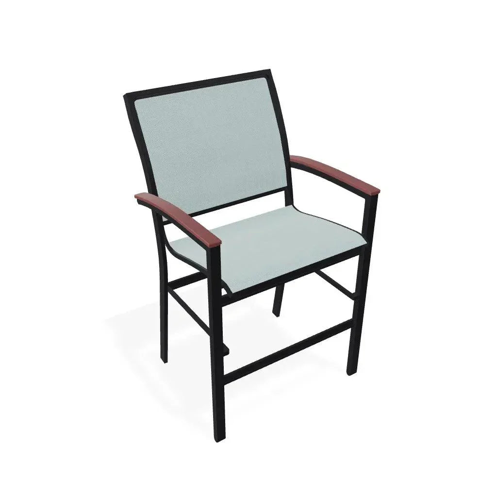 Telescope Bazza Stacking Balcony Height Armed Cafe Chair