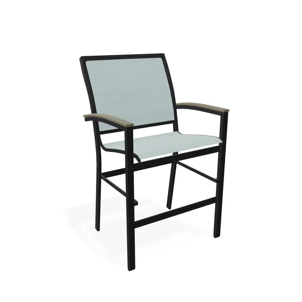 Telescope Bazza Stacking Balcony Height Armed Cafe Chair