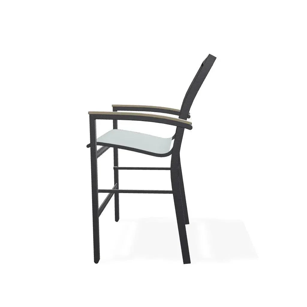 Telescope Bazza Stacking Balcony Height Armed Cafe Chair