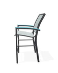 Telescope Bazza Stacking Balcony Height Armed Cafe Chair