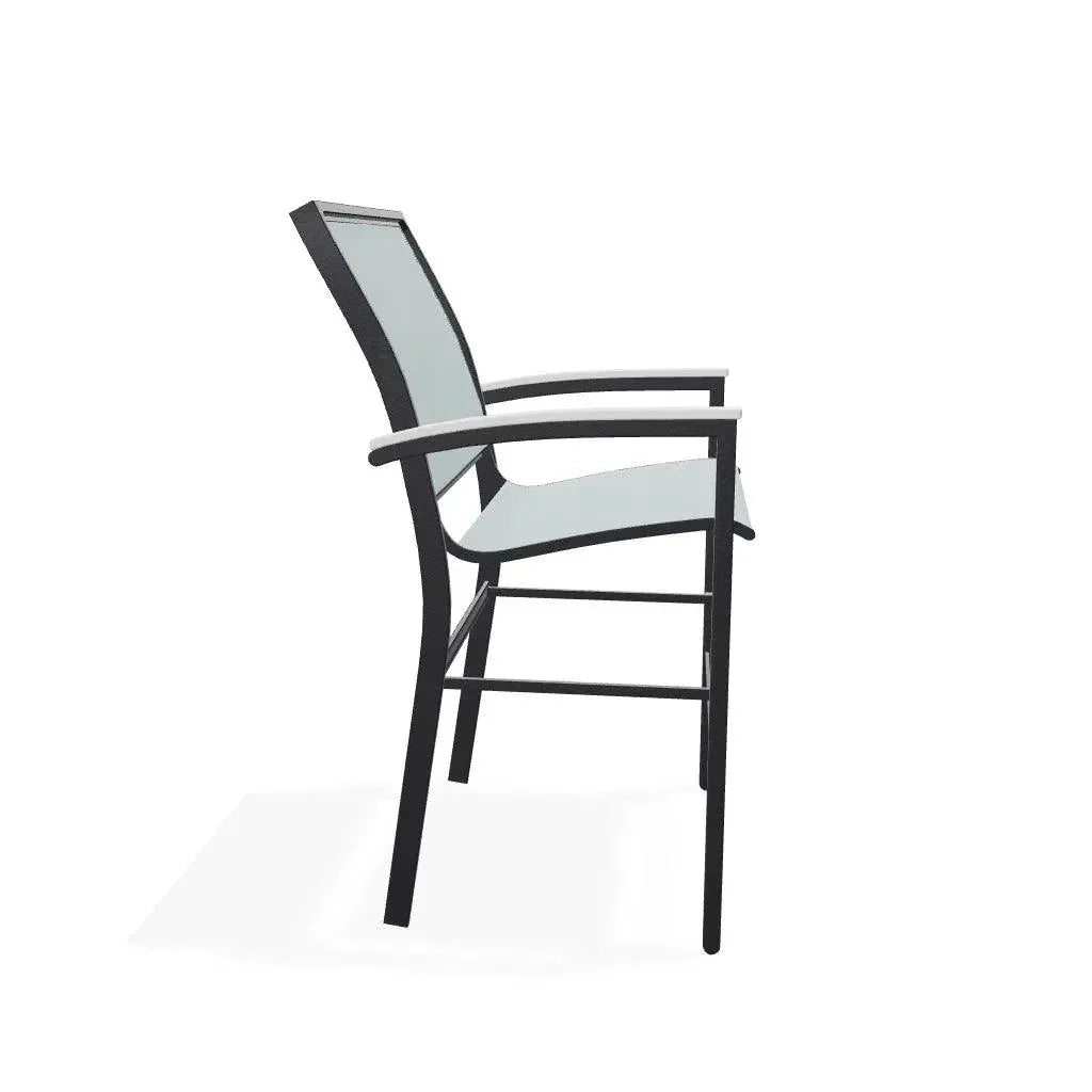 Telescope Bazza Stacking Balcony Height Armed Cafe Chair