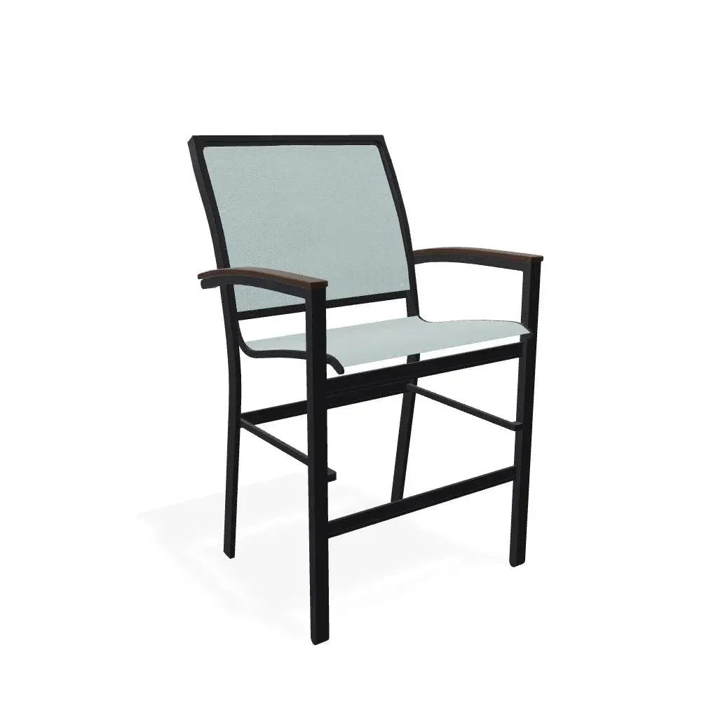 Telescope Bazza Stacking Balcony Height Armed Cafe Chair