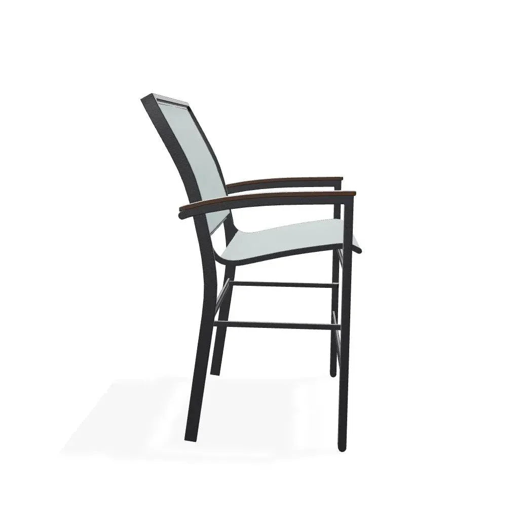 Telescope Bazza Stacking Balcony Height Armed Cafe Chair
